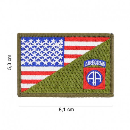 PATCH 82nd AIRBORNE. HALF FLAG