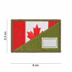 PATCH CANADA HALF FLAG