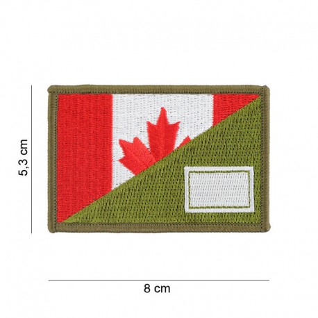 PATCH CANADA HALF FLAG