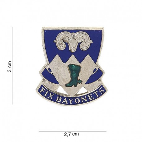 CREST 85th INFANTRY REGIMENT "FIX BAYONETS"