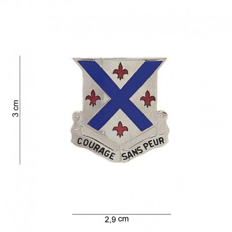 CREST 126th ARMOR REGIMENT 'COURAGE SANS PEUR"