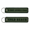 KEYCHAIN D-DAY GOLD BEACH