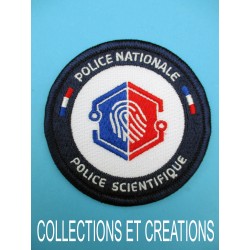 PATCH POLICE NATIONALE "SCIENTIFIQUE"