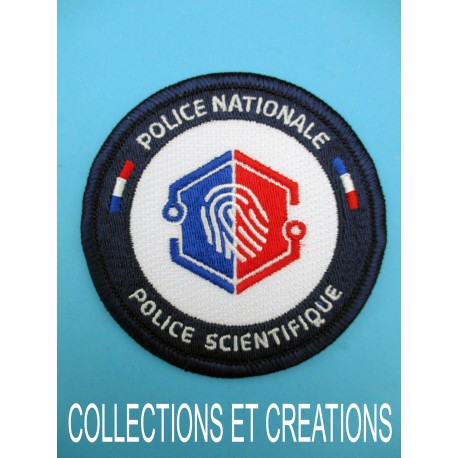 PATCH POLICE NATIONALE "SCIENTIFIQUE"