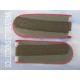 EPAULETTES DDR ROUGE "SERGENT ARTILLERIE"
