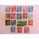17 TIMBRES FRANCAIS "PETAIN" WW2