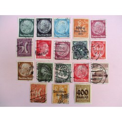 18 TIMBRES ALLEMAND WW2 "N1"