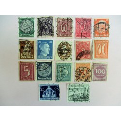 17 TIMBRES ALLEMAND WW2 "N°2"