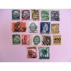 17 TIMBRES ALLEMAND WW2 "N°3"