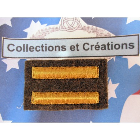 OVERSEAS SERVICE BARS WW2 "2 BARRETTES"