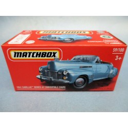 MATCHBOX " 1941 CADILLAC SERIES 62 CONVERTIBLE COUPE 59/100"