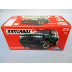 MATCHBOX " 2022 FORD BRONCO SPORT 44/100"