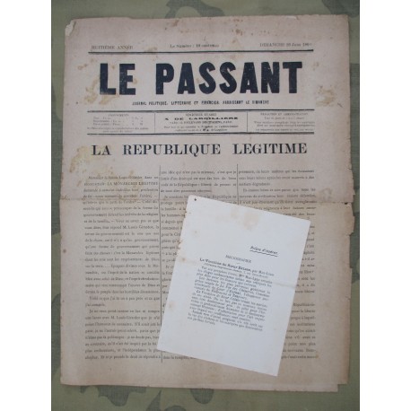 LE PASSANT 26/06/1898