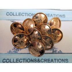LOT 10 BOUTONS RUSSE CCCP (CUIVRE)