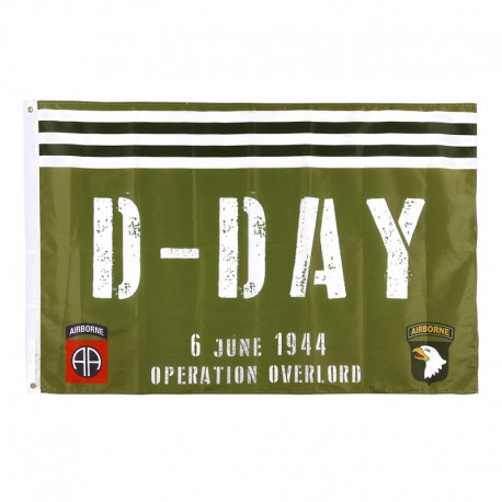 DRAPEAU D-DAY AIRBORNE "5X3"