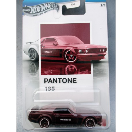 H.W.PANTONE 195 "69 FORD MUSTANG BOSS 302 2/6"