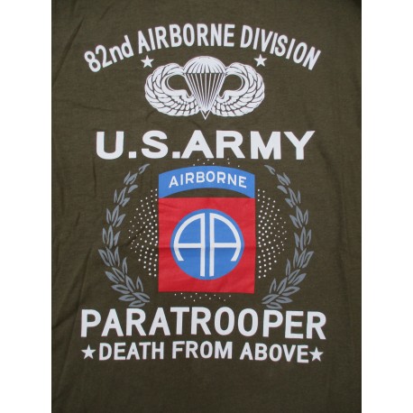 T-SHIRT 82st AIRBORNE PARATROOPER