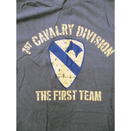T-SHIRT 1st CAVALRY DIVISION "KAKI"