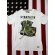 T-SHIRT STRENGTH AIR FORCE SOLDIERS "CREME"