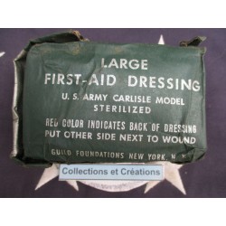 LARGE FIRST AID DRESSING WW2 (VERT)