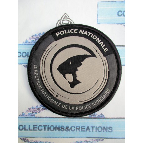 PATCH P.N. POLICE JUDICIERE (NOIR)