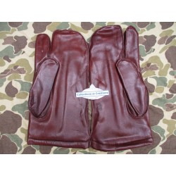 GANTS CUIR BRUN A.F.