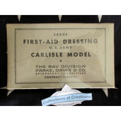 LARGE FIRST AID DRESSIND US ARMY CARLISLE MODEL (49396) WW2