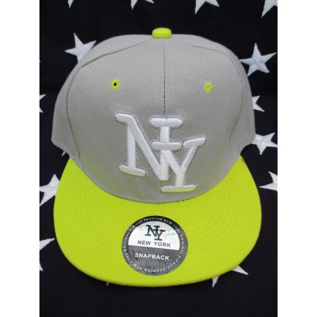 CASQUETTE NEW YORK JAUNE