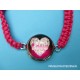 BRACELET ROSE BIG HEART