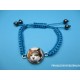 BRACELET BLEU CHAT