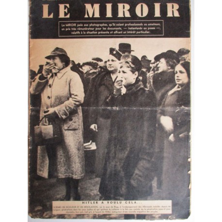 LE MIROIR 29 OCT 1939