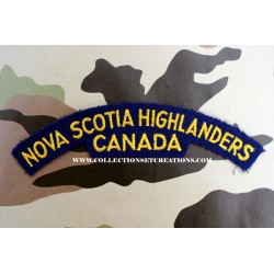 PATCH NOVA SCOTIA HIGHLANDERS CANADA