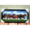 CADRE POSTER 3D CHEVAUX