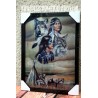 CADRE POSTER 3D CAMP INDIEN