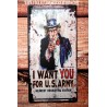 PLAQUE DECO I WANT YOU FOR U.S.ARMY