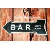 PLAQUE DE SIGNALISATION BAR