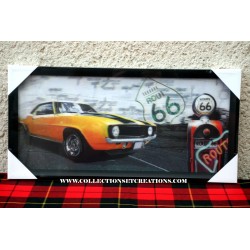 CADRE POSTER 3D MUSCLE CAR