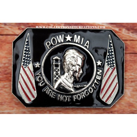 BOUCLE DE CEINTURE POW.MIA