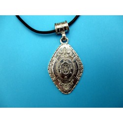 COLLIER SILVER OVALE