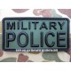 PATCH 3D PVC MILITARY POLICE