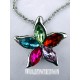 COLLIER FLEUR CRISTAL MULTICOLOR