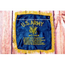 HOUSSE DE COUSSIN U.S ARMY MOTHER WW2