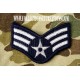 PATCH AIR FORCE SENIOR AIRMAN BLUE