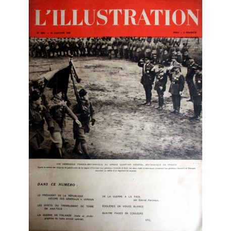 L'ILLUSTRATION 20 JANV 1940