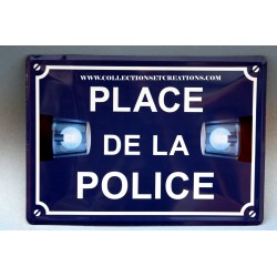 PLAQUE PLACE DE LA POLICE