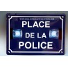 PLAQUE PLACE DE LA POLICE