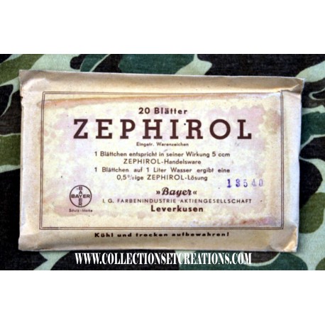 ZEPHIROL 1941 PANSEMENT GERMAN