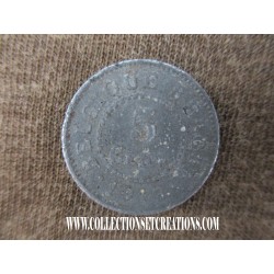 PIECE 5 CENTIMES 1916 BELGE