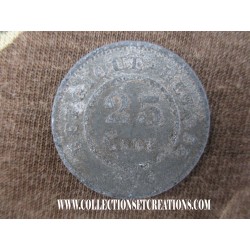 PIECE 25 CENTIMES 1916 BELGIQUE