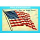 POST CARD USA WW2 STAR & STRIPE FOREVER